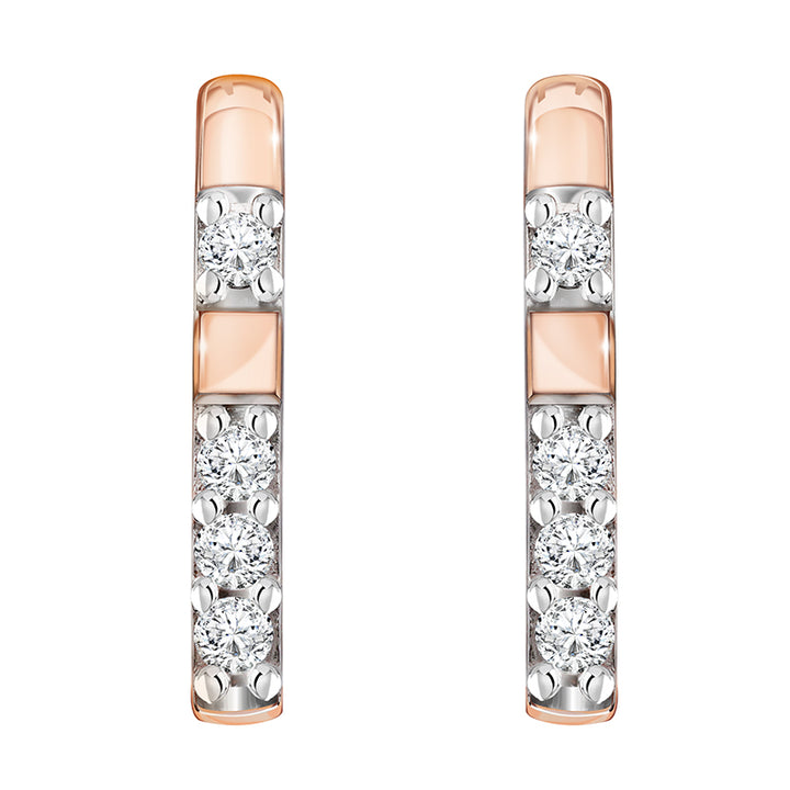 221E0428-01_Memento_D-line_earrings_with_Sterling_silver_and_Rose_gold_Plated