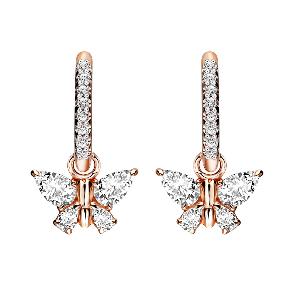 221E0442-01_Papillon_Rose_gold_plated_sparkly_butterfly_huggie_earrings
