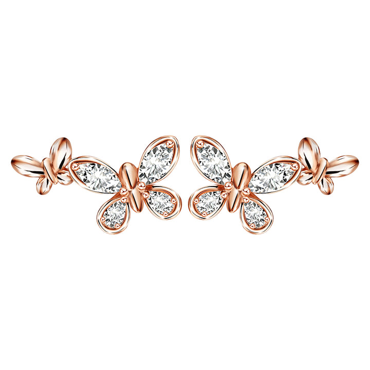 221E0443-01_Papillon_Rose_gold_plated_sparkly_double_butterflies_stud_earrings