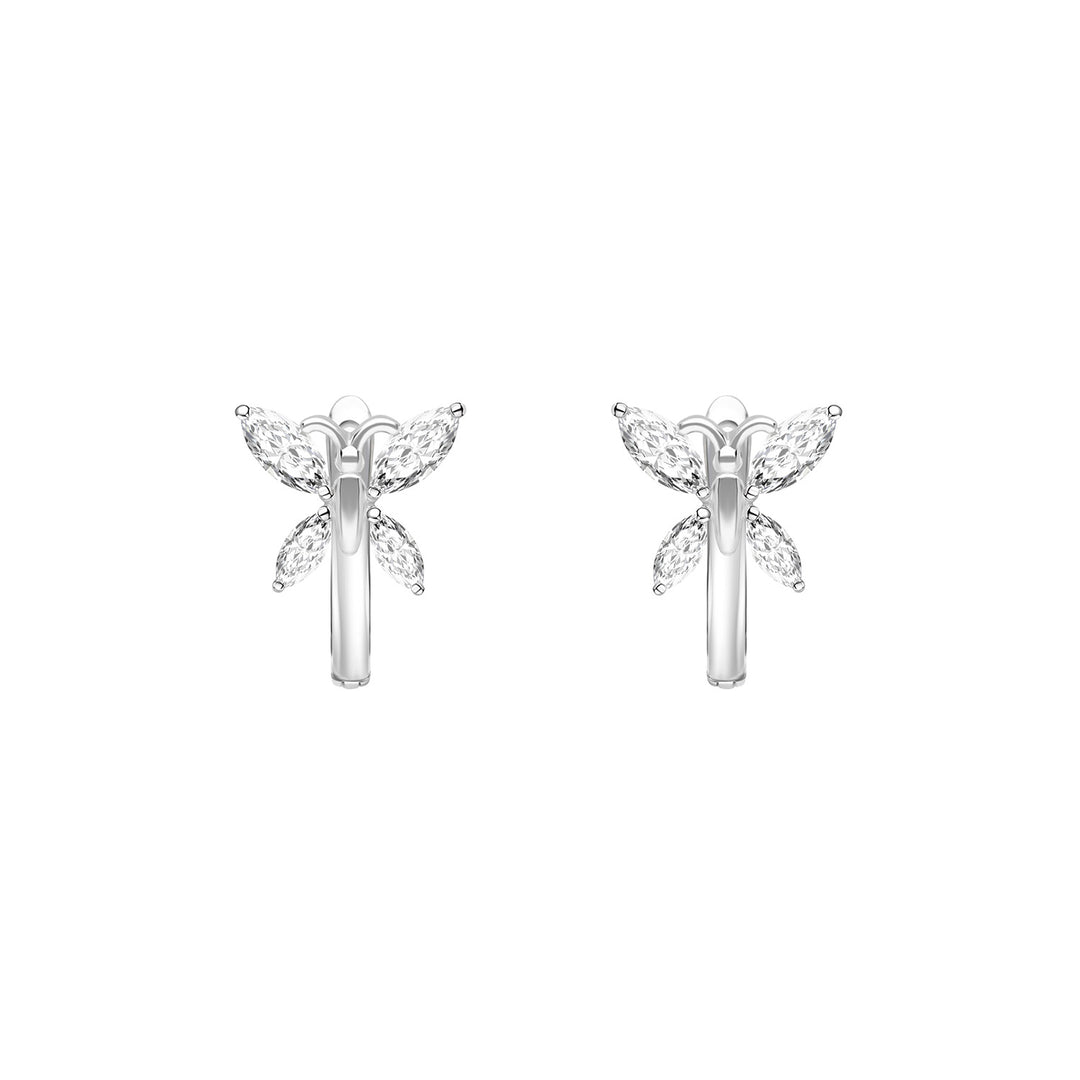 221E0554-01-Merii-Silver-CZ-butterfly-clip-hoop-earrings