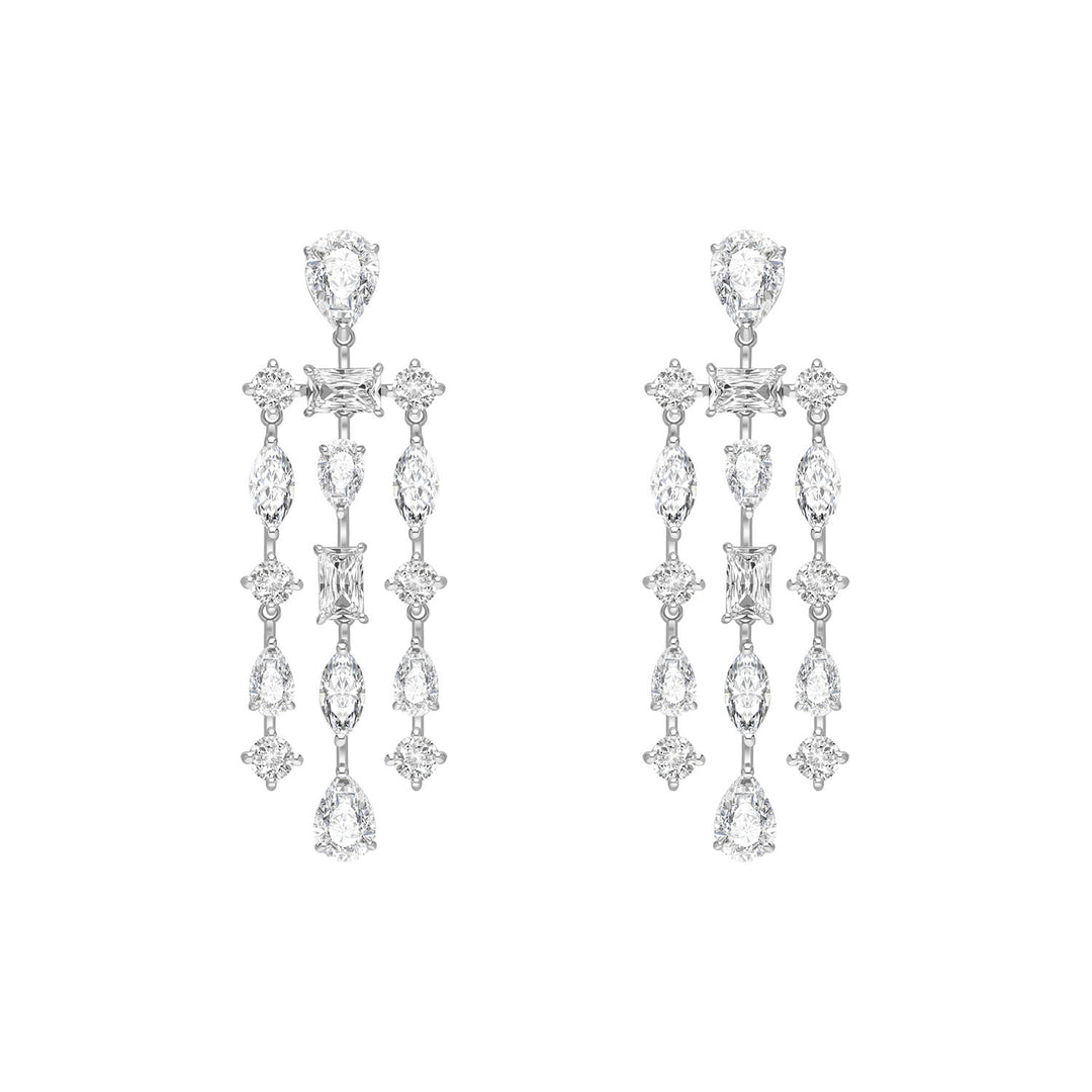 221E0564-01-Merii-Silver-multi-shaped-pear-cut--CZ-teardrop-dangle-chandelier-earrings