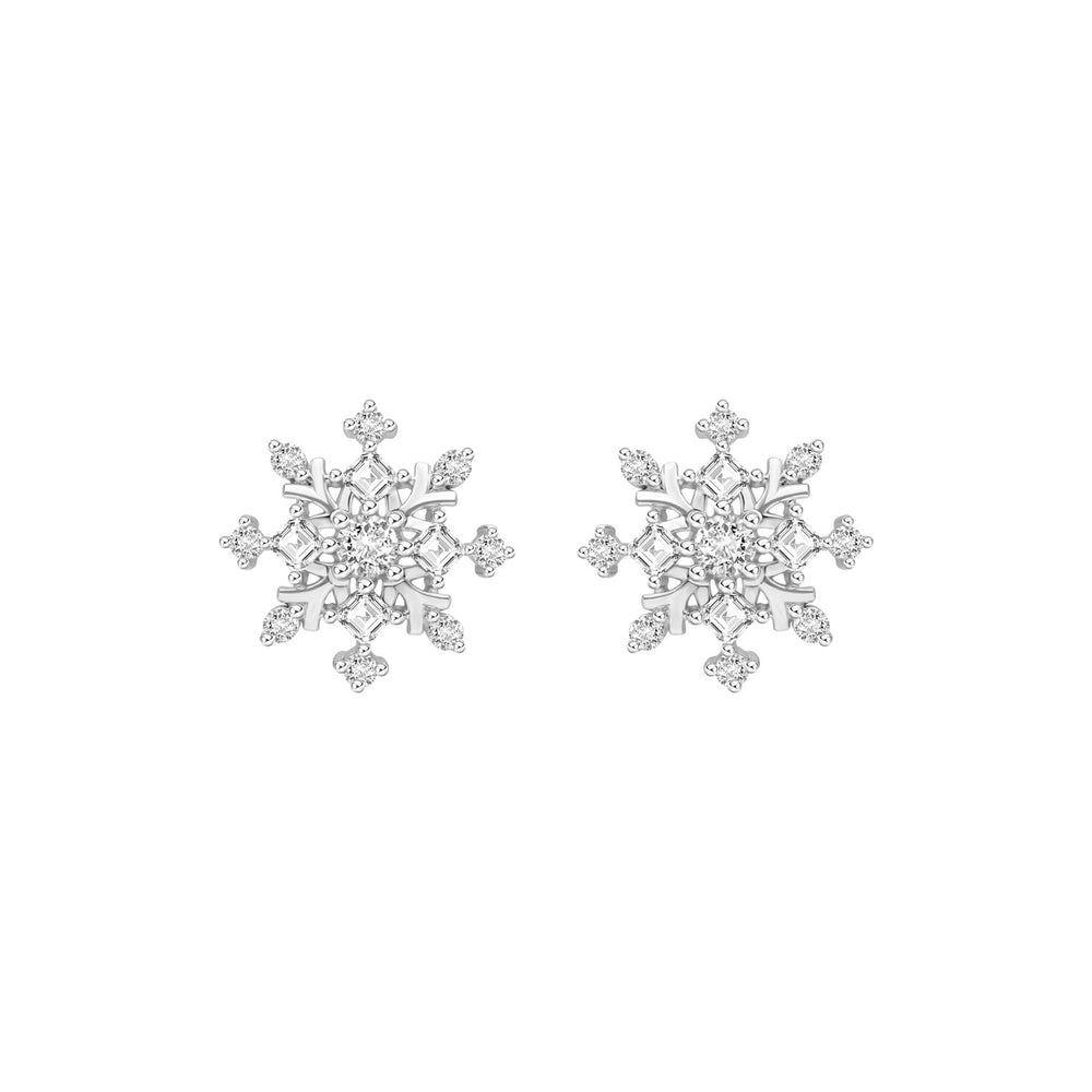 221E0572-01-Merii-Silver-with-princess-cut-cz-snowflakes-stud-earrings