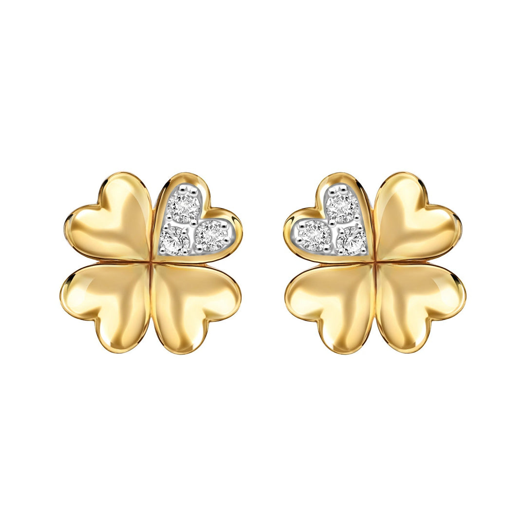 221E0609-01_Lucky-clover-silver-gold-plated-with-cz-clover-stud-earrings