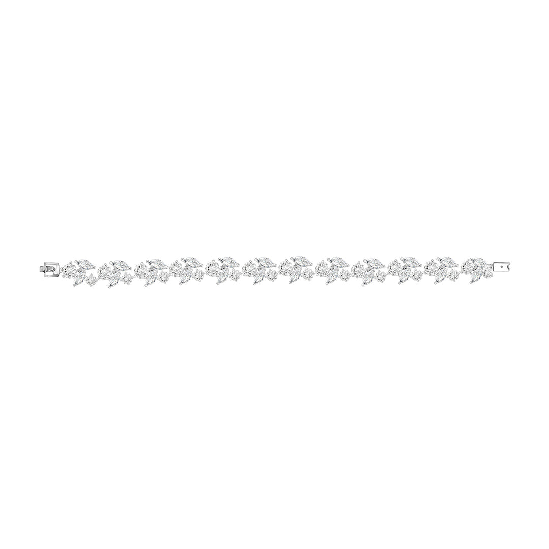 221L0245-01_Silver_CZ_leaf_bracelet