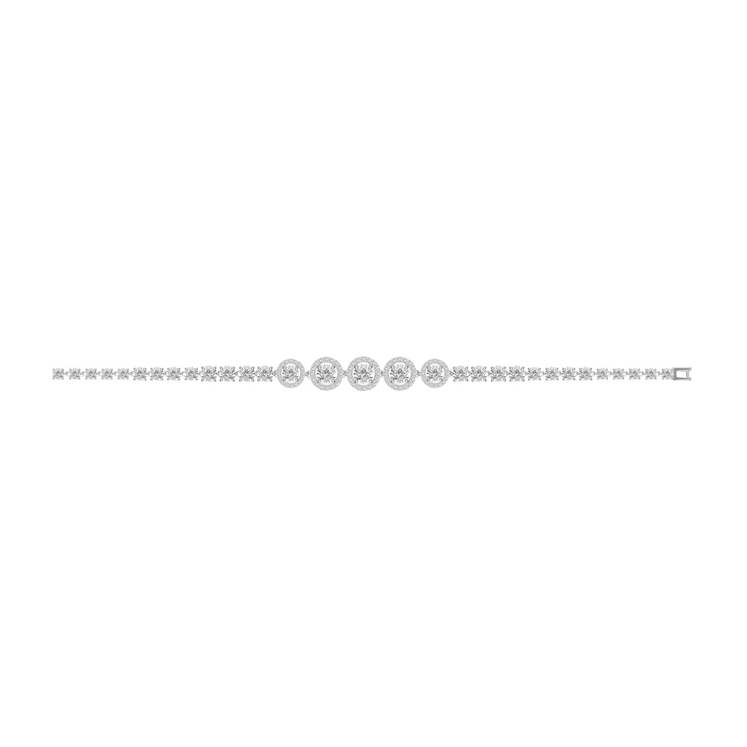 221L0292-01-Silver-CZ-round-design-link-bar-bracelet