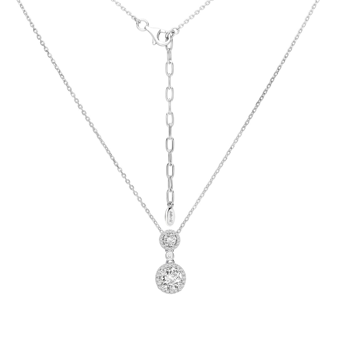221N0068-01_Silver_100_facets_CZ_classic_halo_necklace