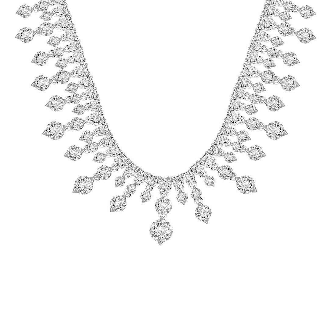 221N0133-01_Silver_CZ_sparkling_bridal_necklace