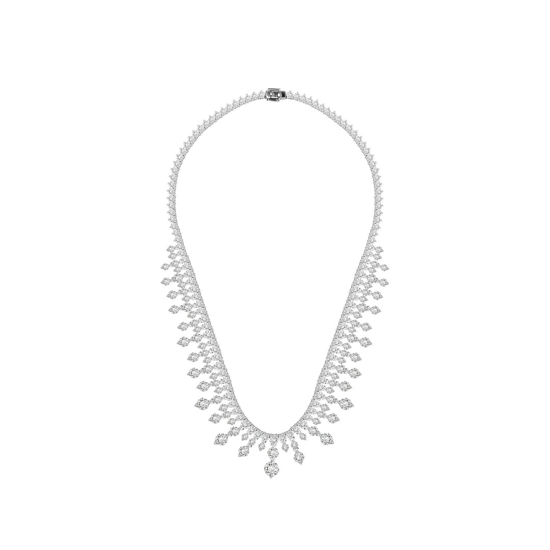 221N0164-01_Silver_CZ_sparkling_bridal_necklace