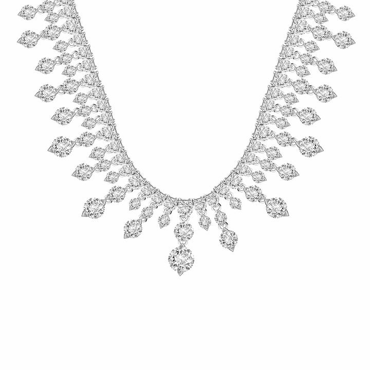221N0164-01_Silver_CZ_sparkling_bridal_necklace