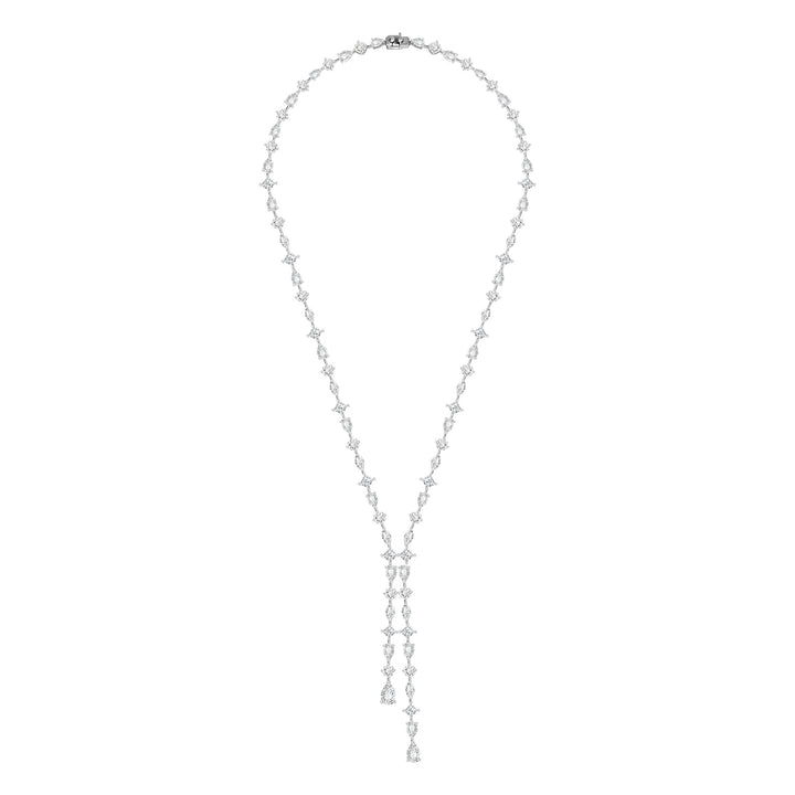 221N0223-01_Silver_CZ_dangle_sparkling_necklace