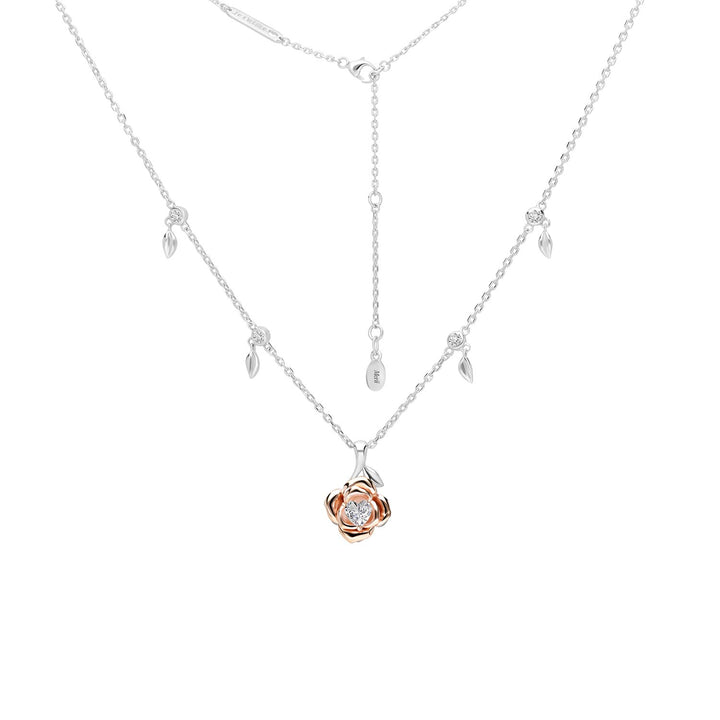 221N0238-01_Silver_heart_cut_CZ_rose_pendant_necklace