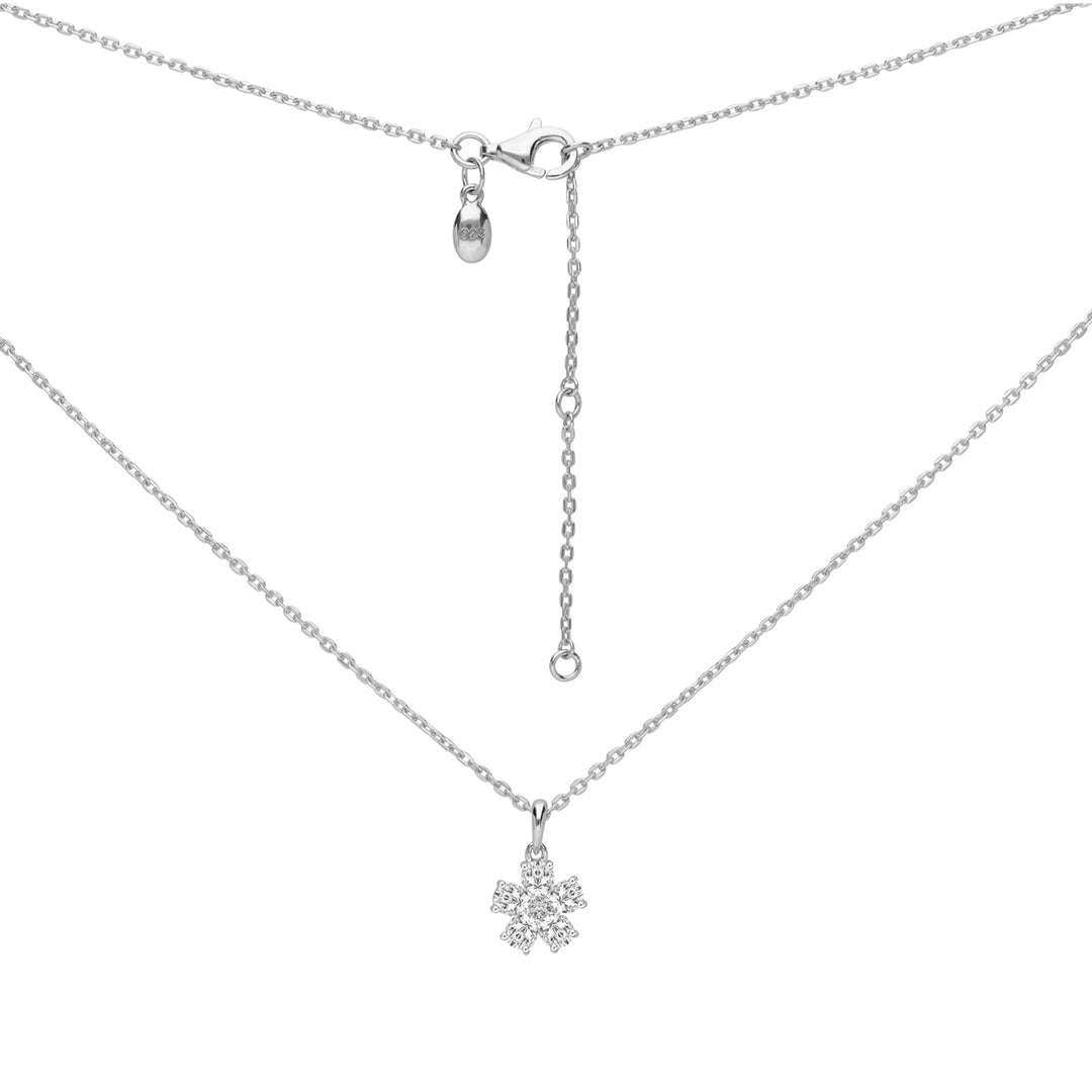 221N0309-01_Merii_FRESH_AS_A_DAISY__Daisy_flower_Necklace_Sterling_silver_and_Rhodium_Plated