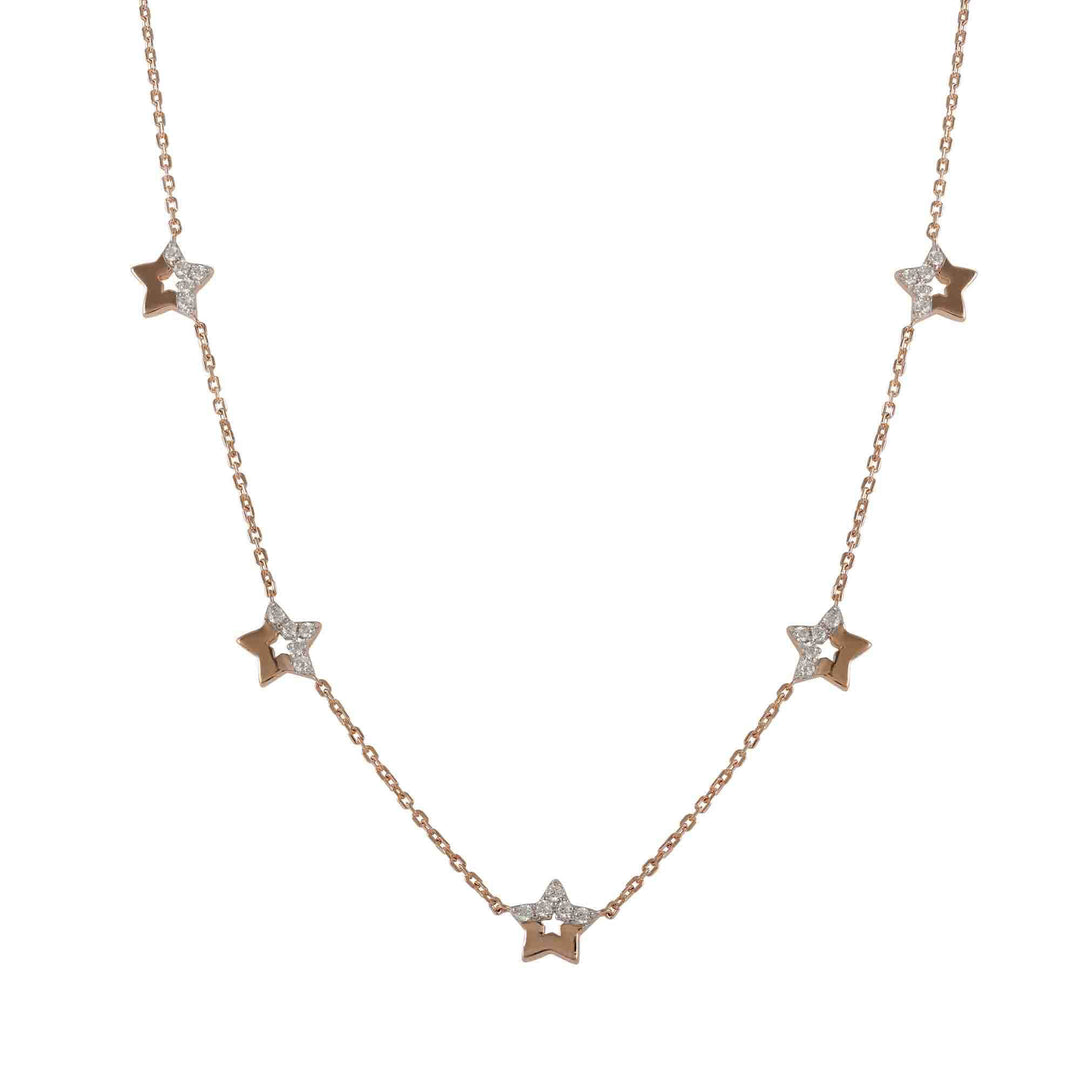 221N0314-01_Memento_Rose_gold_plated_sterling_silver_925_star_necklace