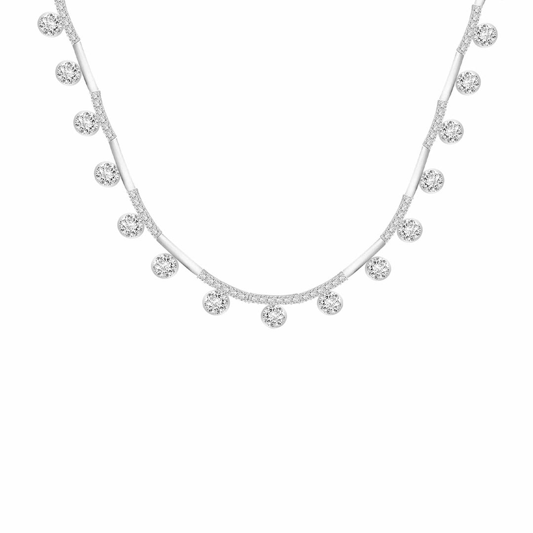 221N0338-01-Silver-round-cut-cz-bridal-chain-necklace