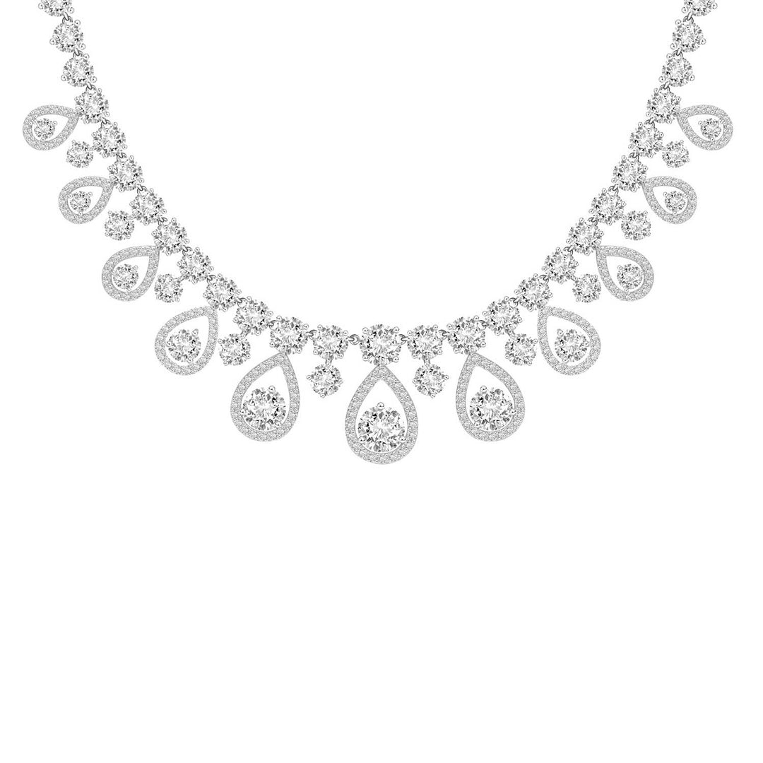 221N0366-01-Silver-with-100-facets-CZ-victoria-teardrop-necklace