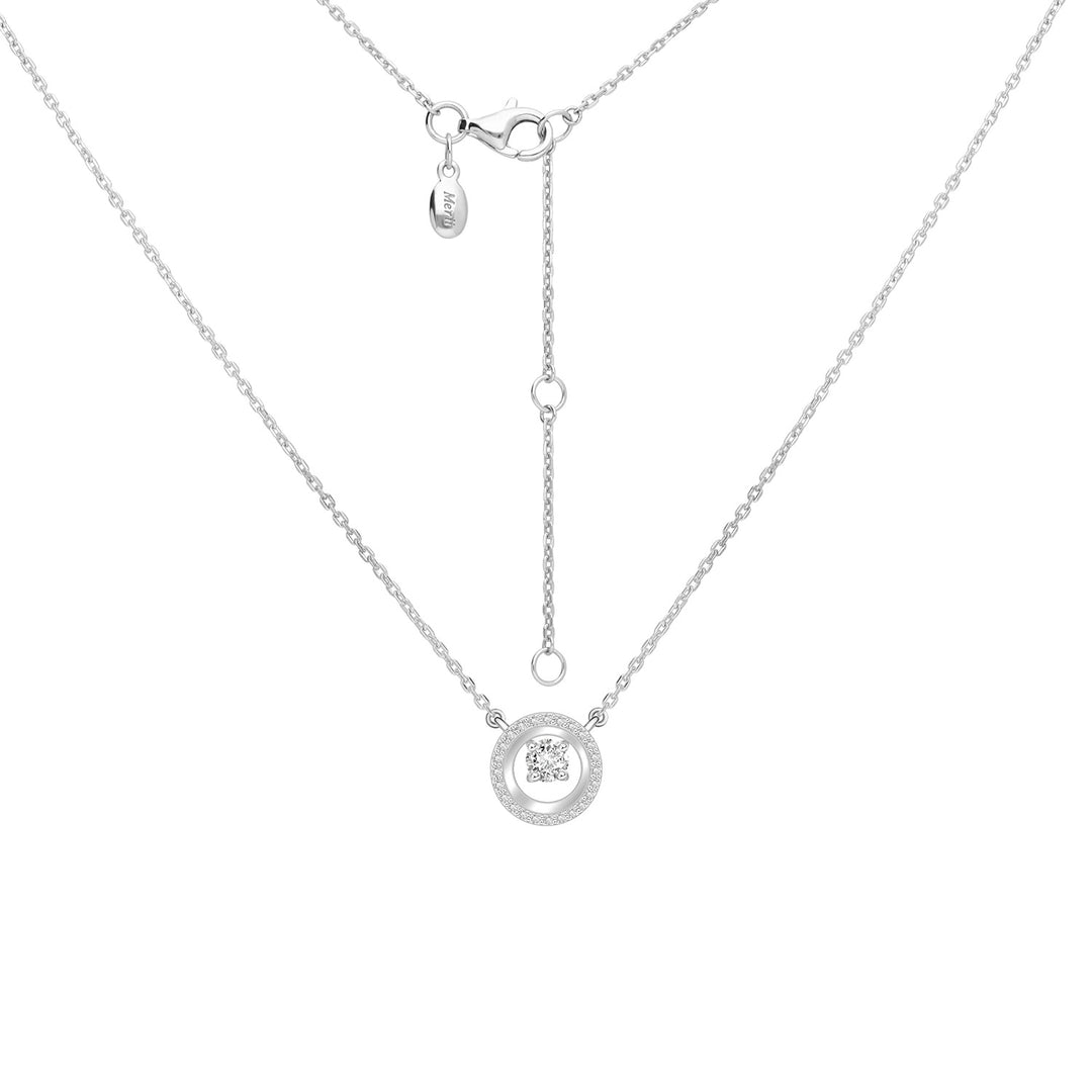 221N0376-01-Merii-Silver-CZ-round-princess-pendant-with-16-inch-chain-nacklace