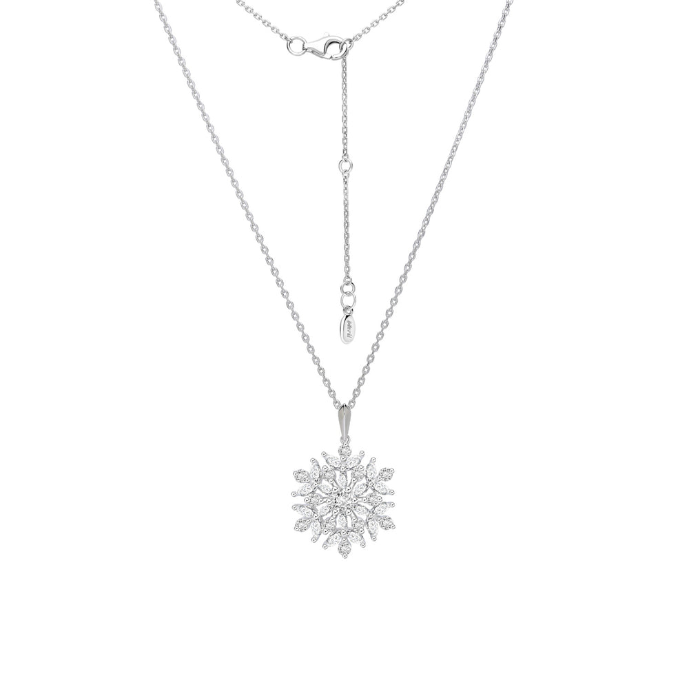 221N0382-01-Merii-Silver-marquise-cut-cz-snowflake-pendant-with-chain-necklace