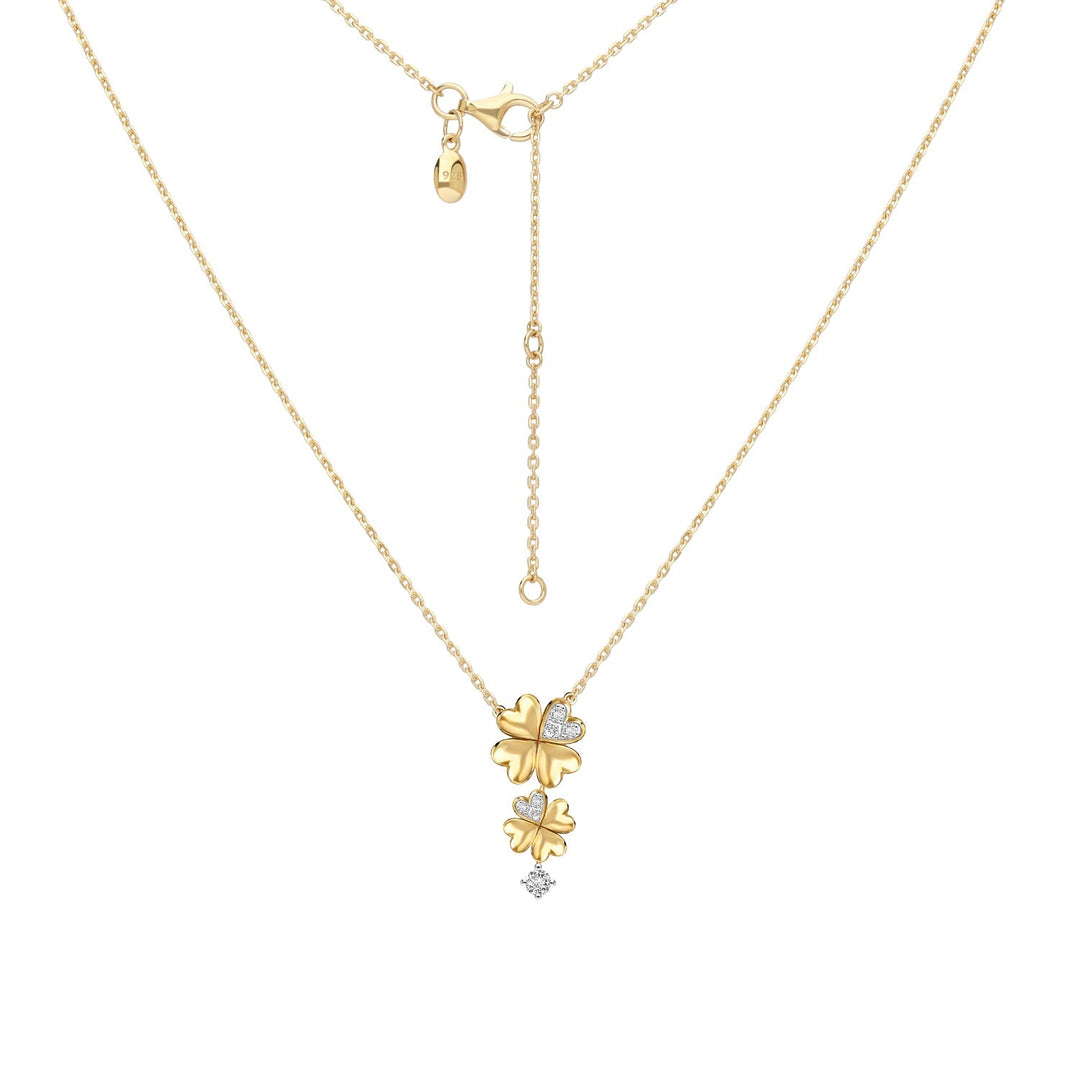 221N0420-01_Lucky-clover-silver-gold-plated-with-cz-clover-drop-necklace