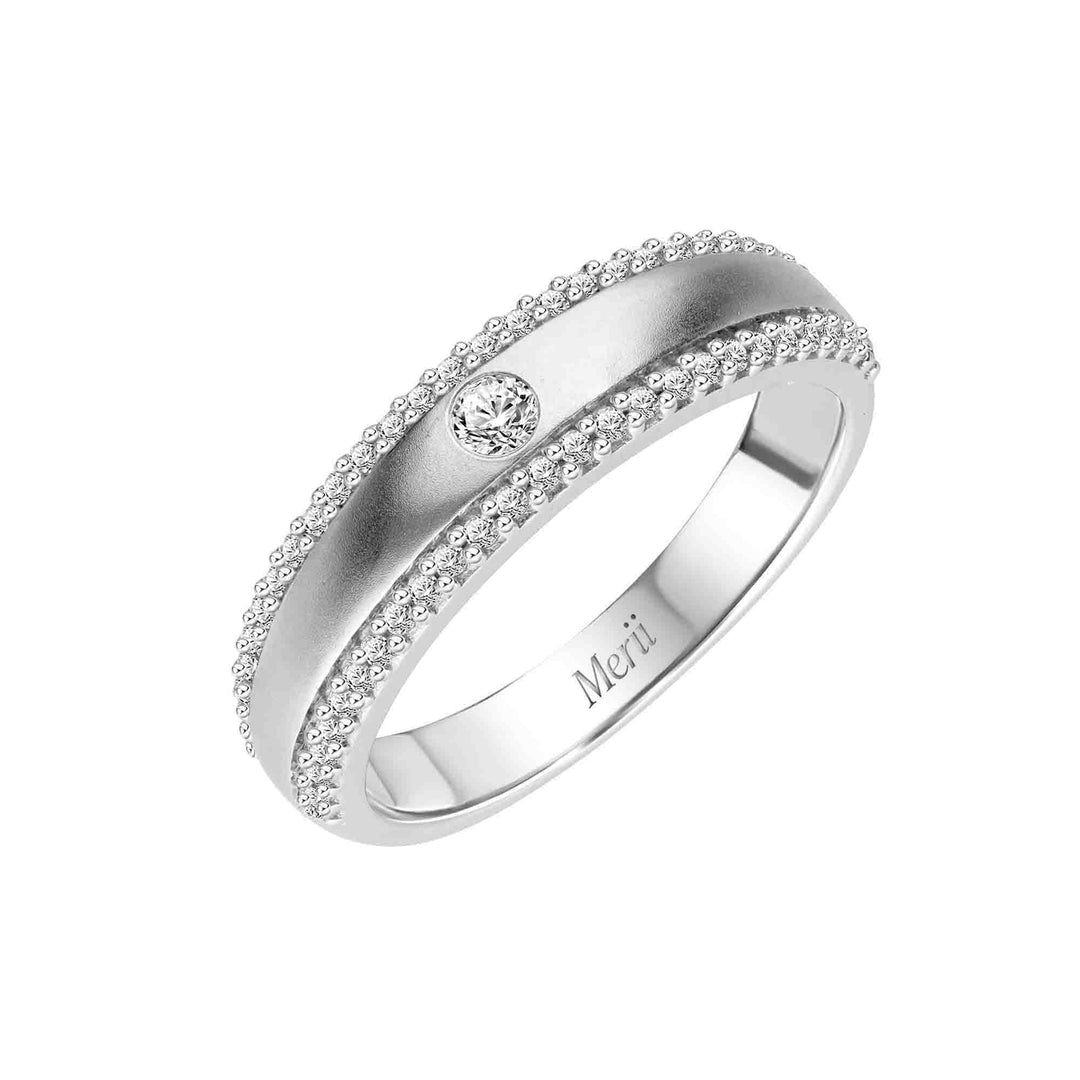 221R0358-01-5_Couple_Ring_925_Sterling_silver_sandblasting_cubic_zerconia_ring_(1-0.13,_54-0.59)