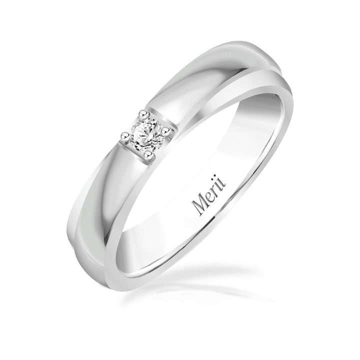 221R0443-01-5_Couple_Ring_925_Sterling_silver_cubic_zirconia_promise_ring_(0.12_Ct.)_2.50_mm.