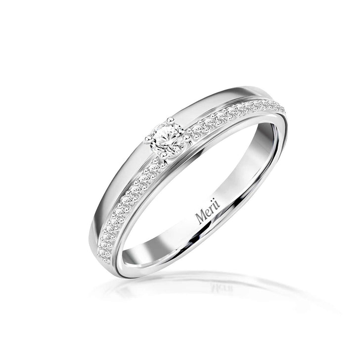 221R0444-01-5_Couple_Ring_925_Sterling_silver_cubic_zirconia_promise_ring_(0.18_Ct.)_1_mm.