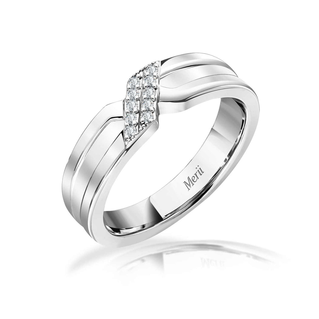 Solitaire Kalyan Platinum Ring Kalyan Jewellers Silver Couple