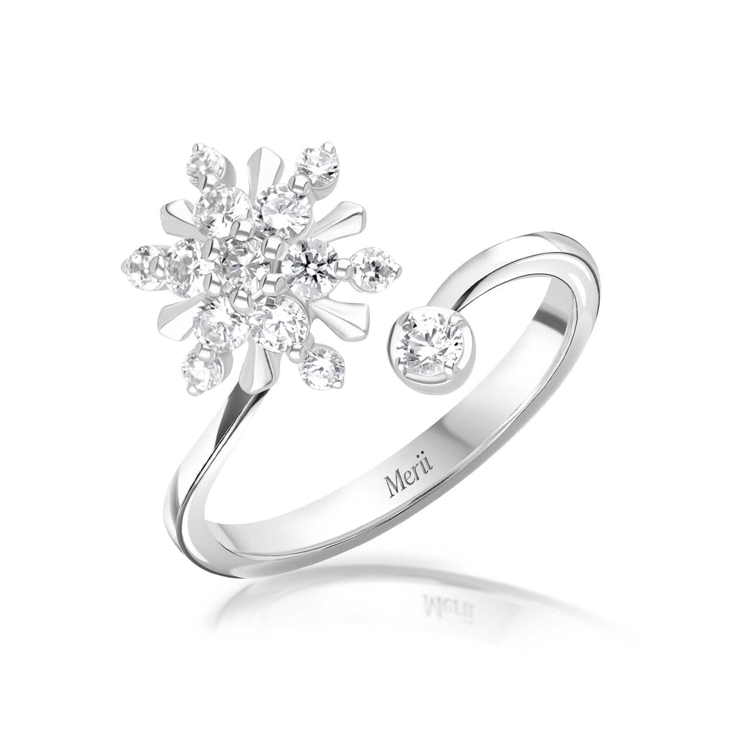 221R0557-01-Merii-Silver-with-round-cut-cz-snowflakes-open-ring