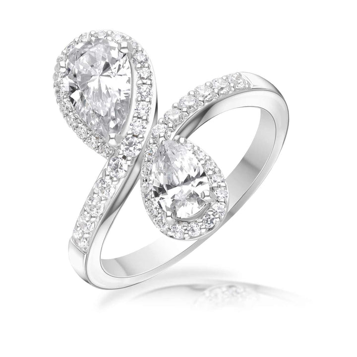 221R0560-01-Merii-Silver-with-pear-and-cut-CZ-crossover-ring