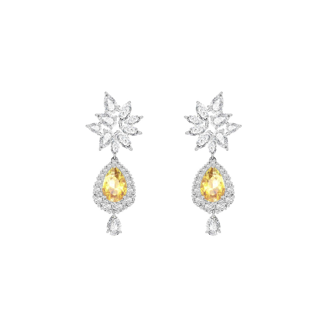 225E0244-01_Silver_CZ_leaf_dangle_earrings