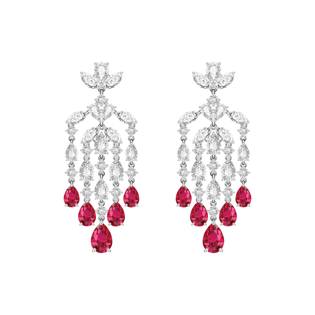 225E0245-01_Silver_with_synthetic_ruby_and_CZ_chandelier_earrings