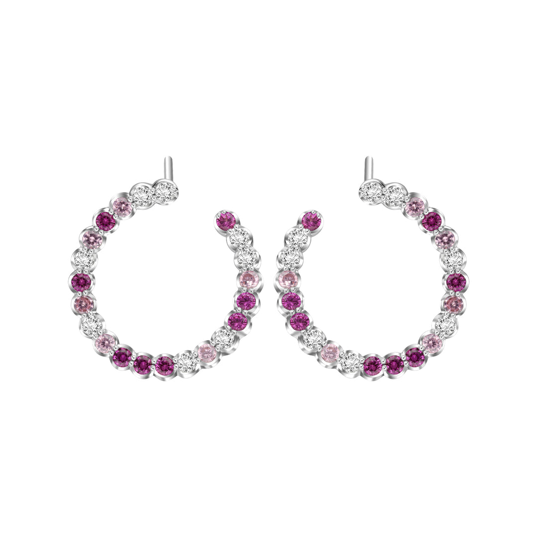 225E0257-02_Merii_Candy_Land__Cubic_Zirconia_pink_tone_earrings_Sterling_silver_and_Rhodium_Plated