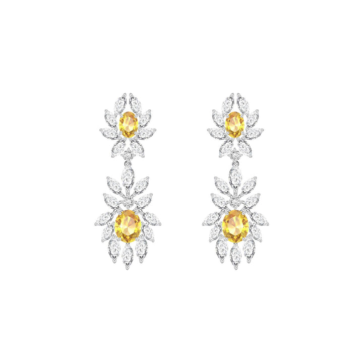 225E0270-01_Silver_Yellow_CZ_drop_earrings