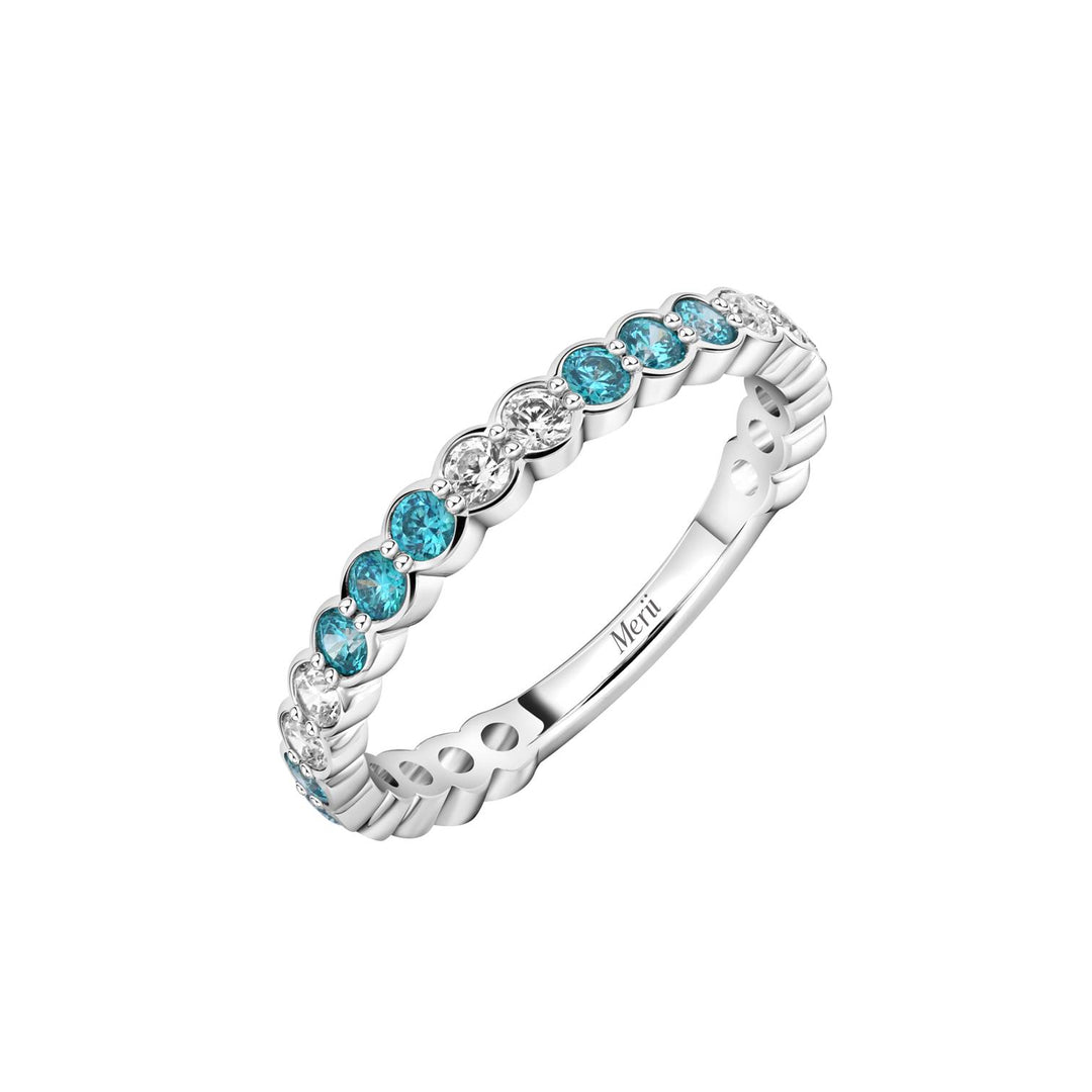 225R0155-05-6_Merii_Candy_Land__D-line_Ring_cerulean_tone_Sterling_Silver_with_Cubic_Zirconia