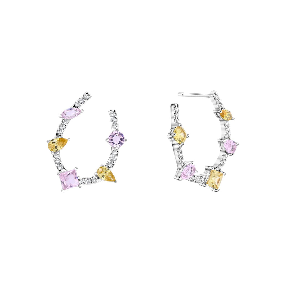 225E0251-01_Merii_Candy_Land__Cubic_Zirconia_Fancy_Shape_PINK_TOURMALINE_earrings_Sterling_silver_and_Rhodium_Plated