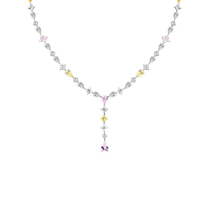 225N0168-01_Merii_Candy_Land__luxurious_Necklace_PINK_TOURMALINE&LIGHT_YELLOW_Cubic_Zirconia_Fancy_Shape
Sterling_silver_and_Rhodium_Plated