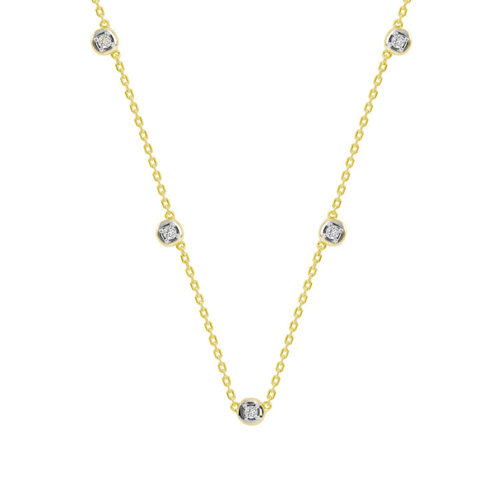 221N0306-01_Merii_LIBERTY__LIBERTY_Dots_Necklace_Sterling_silver_yellow_Gold_Plated